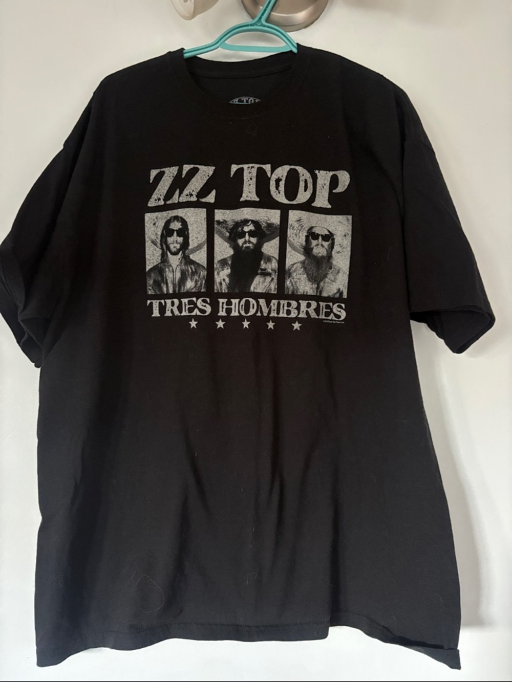 ZZ Top Tres Hombres Black Graphic Band Tee